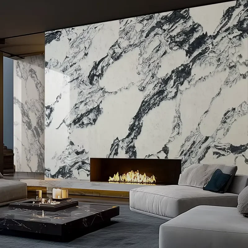 for Karakata Marble Quartz Slabs Silicone-free Australian Design Engineering Grade Artificial Countertops for Indoor Use