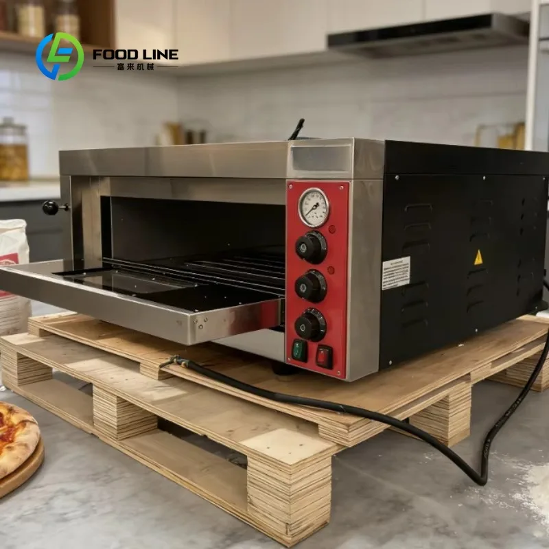 High Quality Electric Commercial Pizza Oven 0~500 Degree 12 Inch Gas Pizza Oven Restaurant Equipment Bread Bakery Ovens Custom