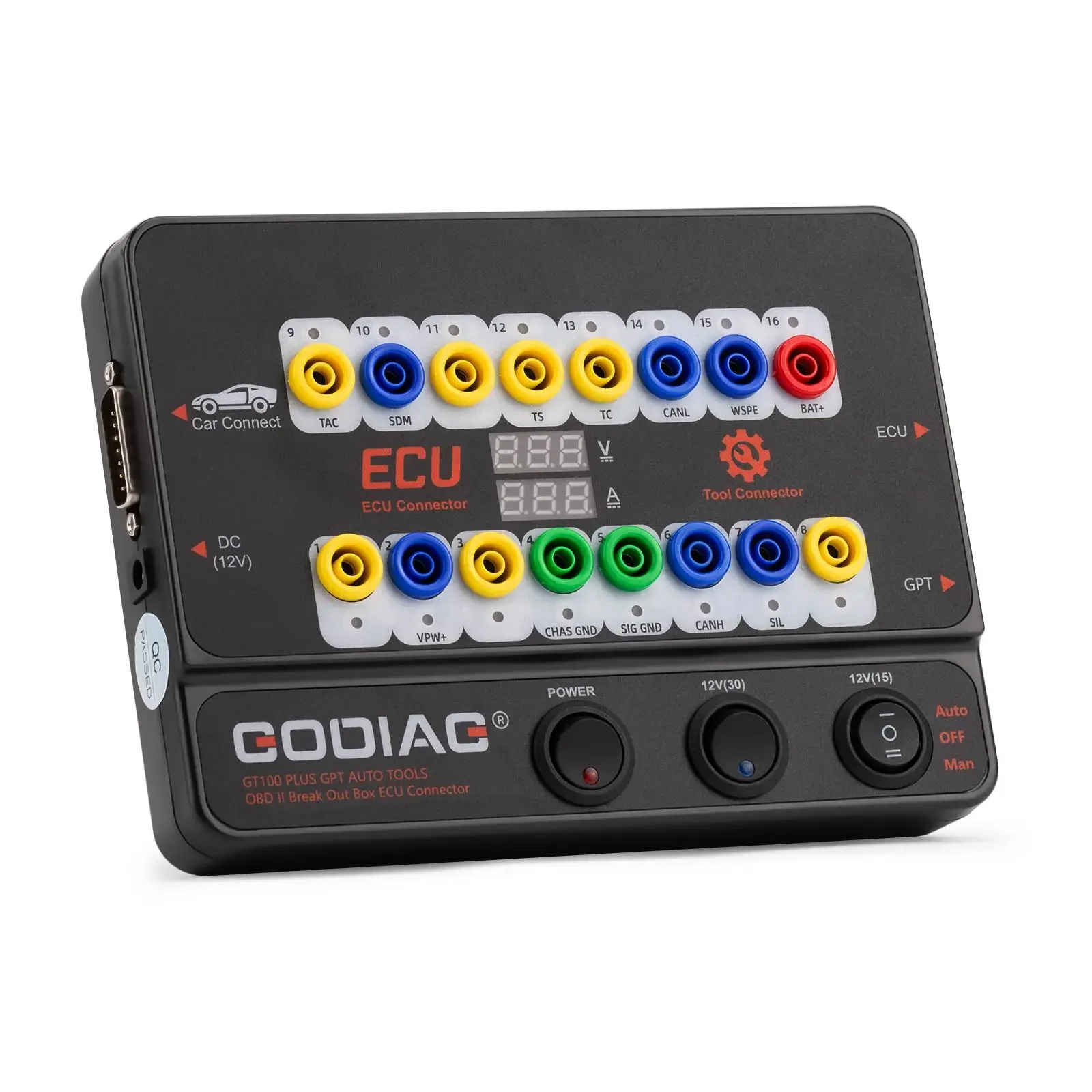Hot Sales GoDIAG 100+ PLUS GPT ENET DOIP 24V-12V AUTO TOOLS OBD II Break Out Box ECU Connector