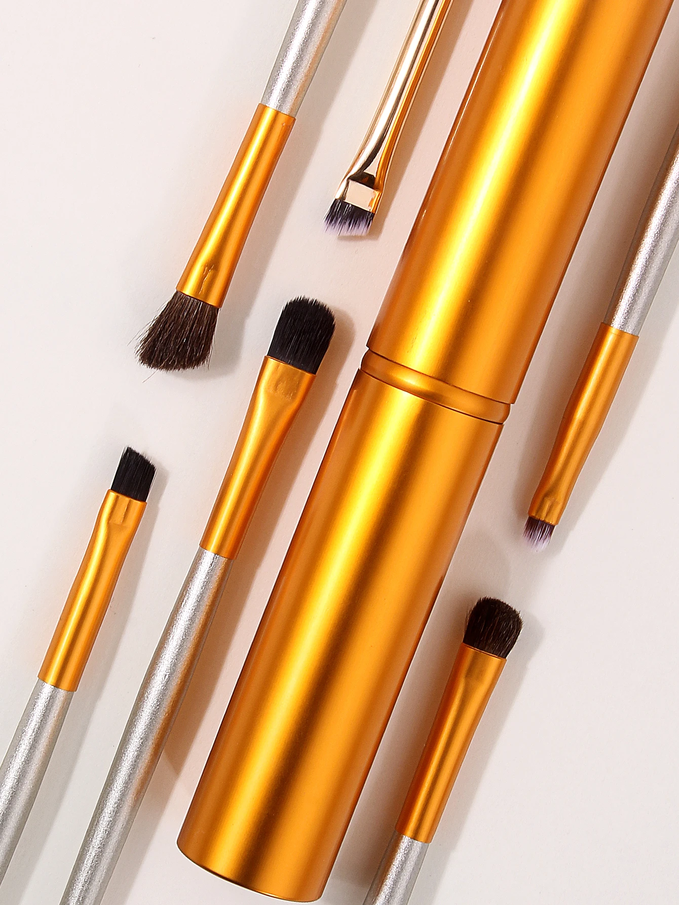 Makeup Brush Set Storage Tube