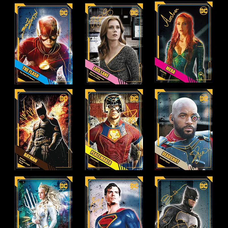 DC Movie Series Justice League Peripheral Superman Rare S Cards Marvel The Avengers Booster Box Kids Christmas Birthday Gift Toy