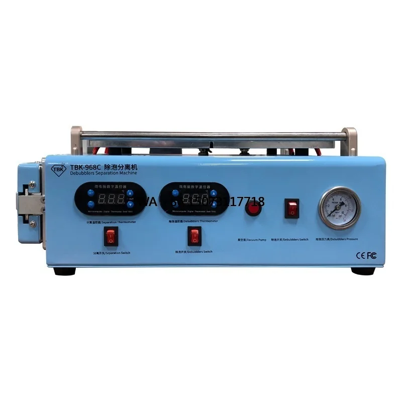 2 в 1 968C разделитель ЖК-экрана 12 дюймов с кислорогасителем высокого давления встроенный вакуумный насос мобильный телефон планшет