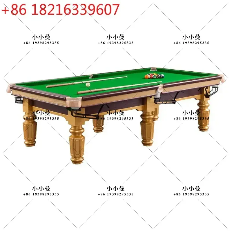 Chinese black eight standard billiard table steel warehouse bluestone case commercial household indoor universal