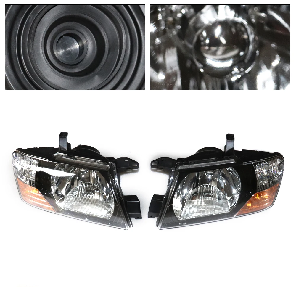 

Headlights Head Lamps For Mitsubishi Pajero Montero 2000-2006 Left or Right Side