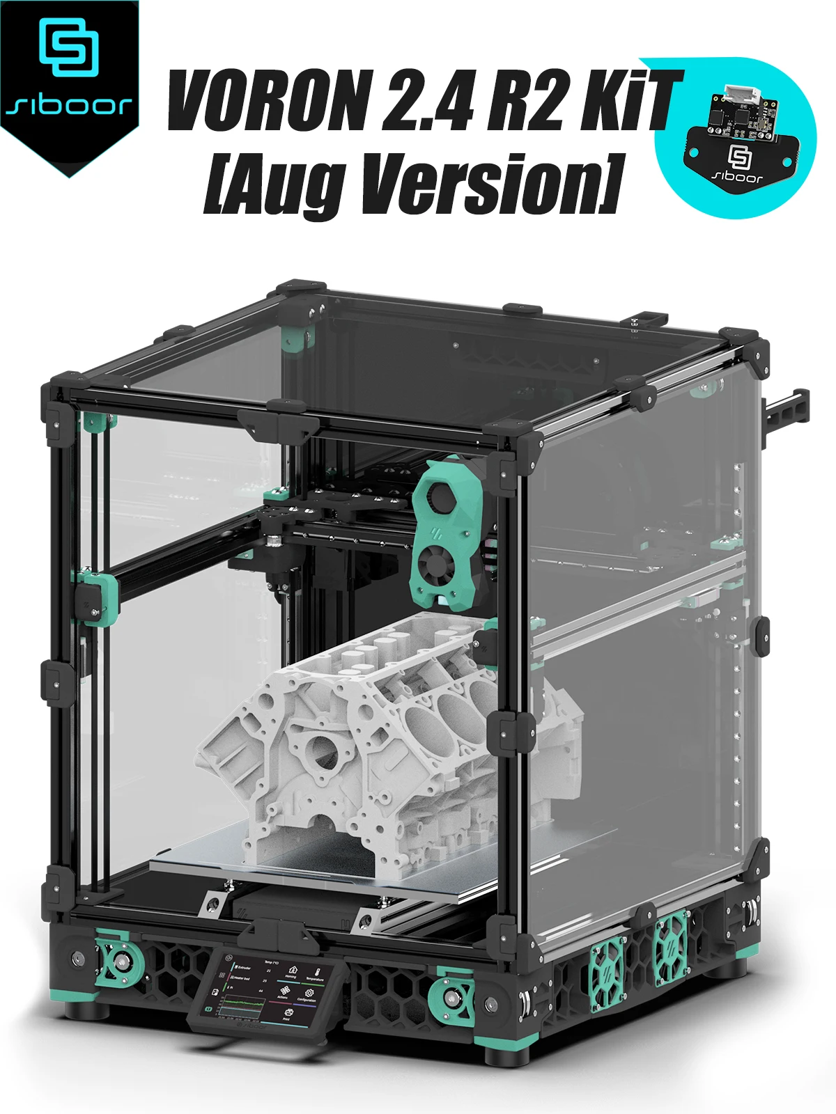 

Модернизированный 3D-принтер Voron 2.4 R2 Corexy Stealthburner SIBOOR V2.4 R2 [Aug, версия] Impresora 3D 350x350x350 мм Комплекты 3D-принтеров