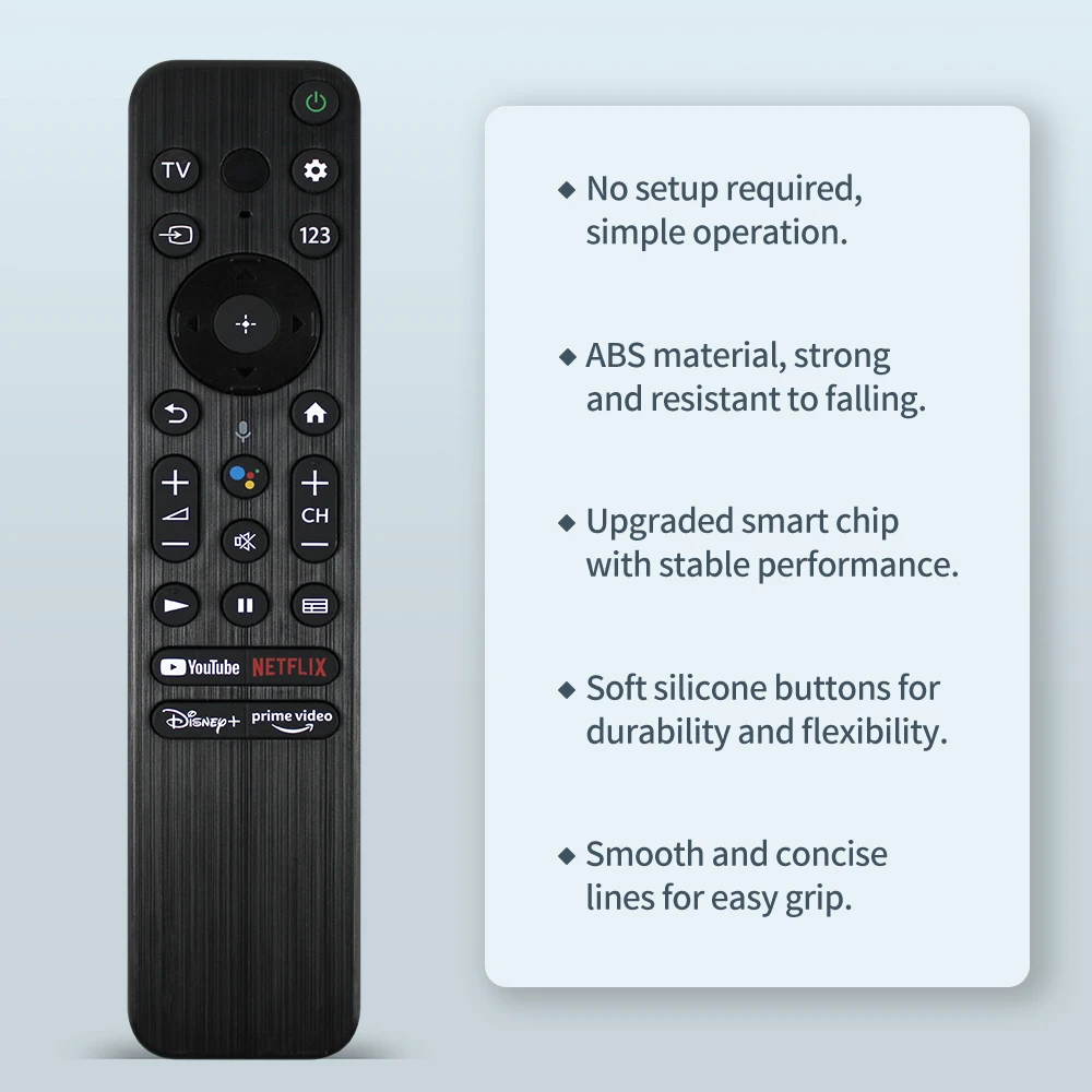 Universal Replacement TV Remote Control RMF-TX800U Compatible with Sony 4K 8K HD TV No Voice Function