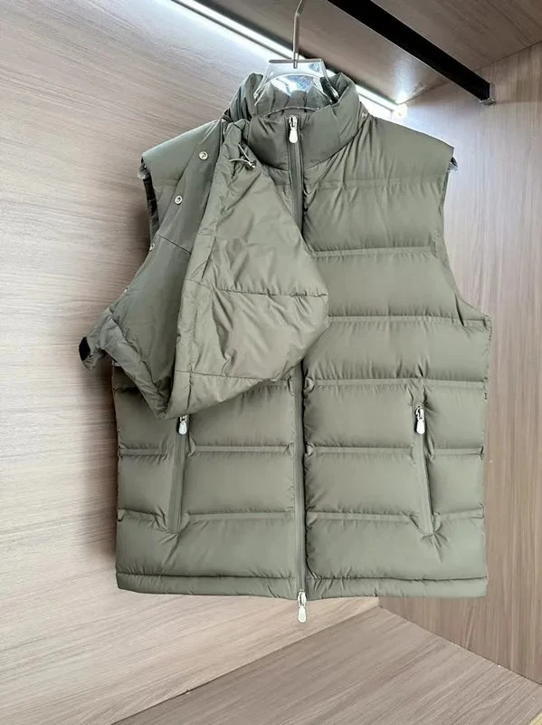 

Мужской пуховик BC со съемным капюшоном 90, белый утиный пух