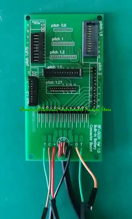 RFNT2/RFNT3/RFNT4 โน้ตบุ๊คแล็ปท็อปเครื่องทดสอบแบตเตอรี่อุปกรณ์เสริม: RF-GC01 Flap ตัวเชื่อมต่อแบตเตอรี่ในตัวบอร์ดทดสอบ