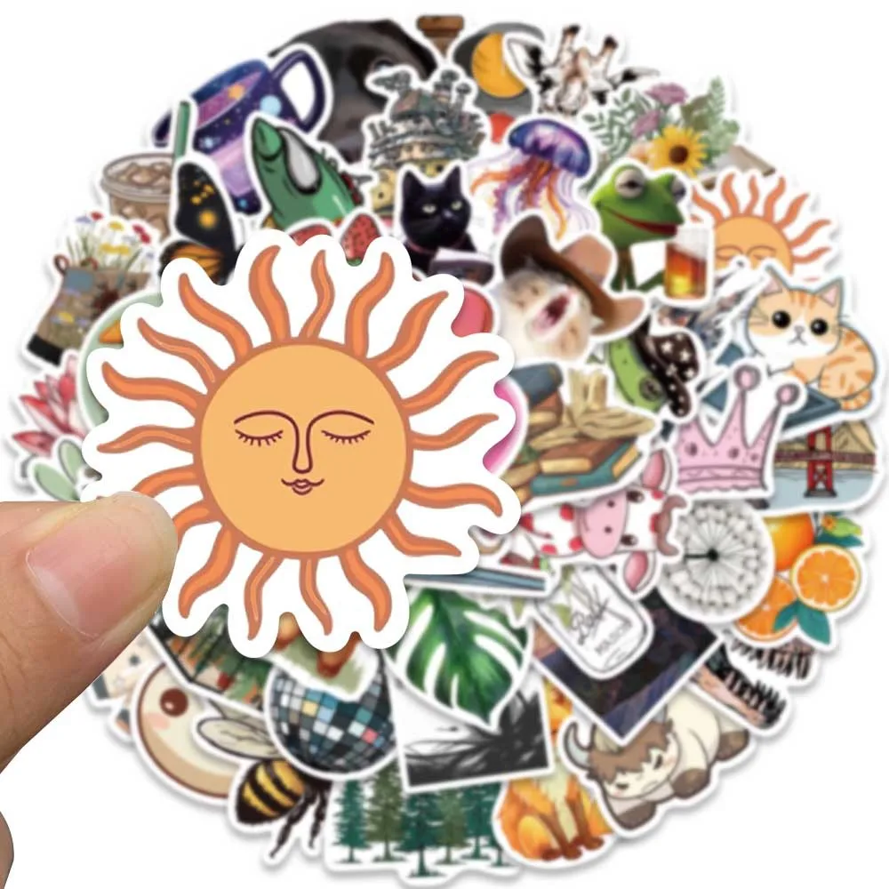 10/30/50PCS Collection Of Cartoon Hotspots Stickers Kawaii DIY Travel Luggage Guitar Fridge Laptop Graffiti Sticker Kids Decals