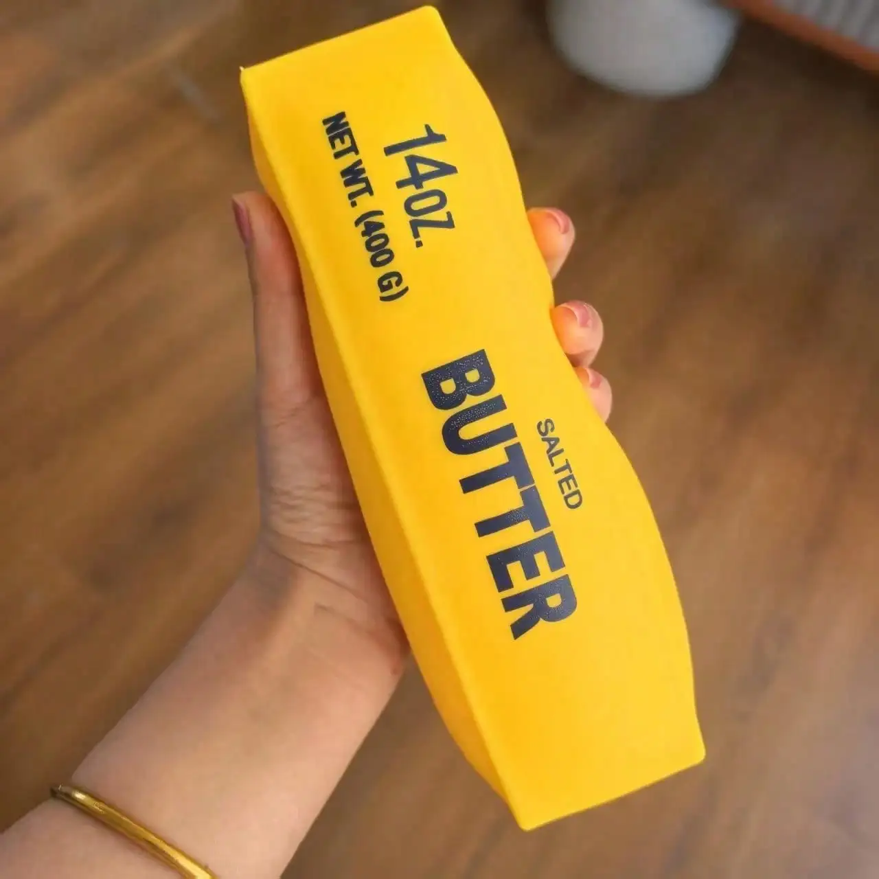 

22cm Giant Butter Stick TPR Squeeze Toy, Slow Rebound Stress Relief Fidget Toy, Soft Toy To Relieve Anxiety, Squishy