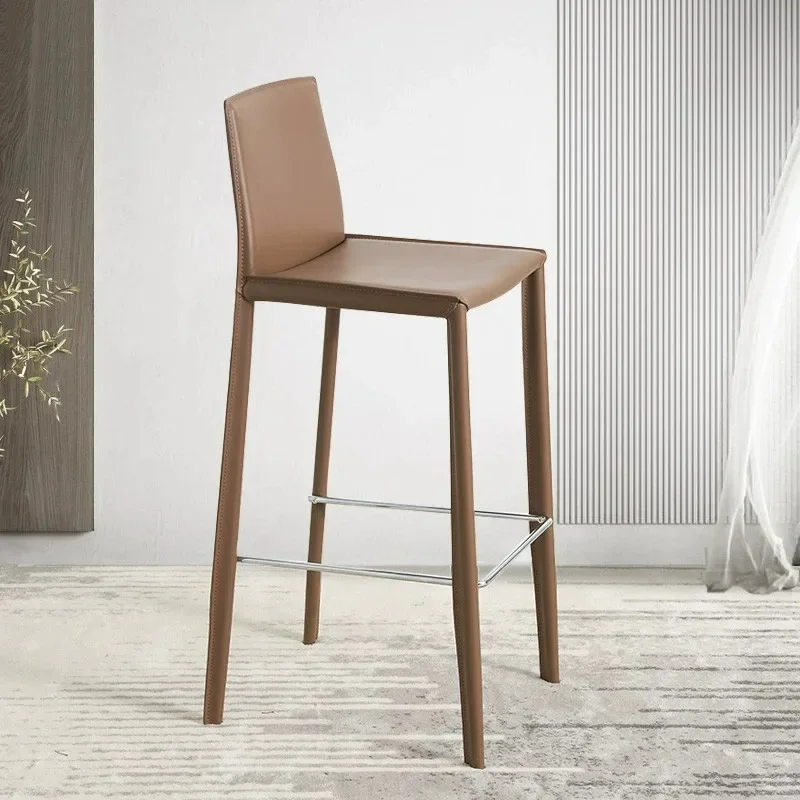 

Modern Make Up Bar Chairs Light Luxury Nordic Ergonomic Reception Designer High Chairs Island Party Sillas De Bar Bar Furniture