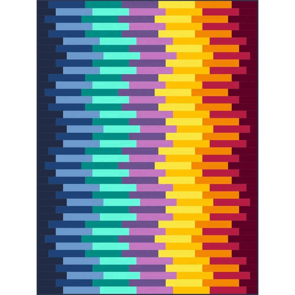 

Move Over Beginner Quilt Kit (Solids)
