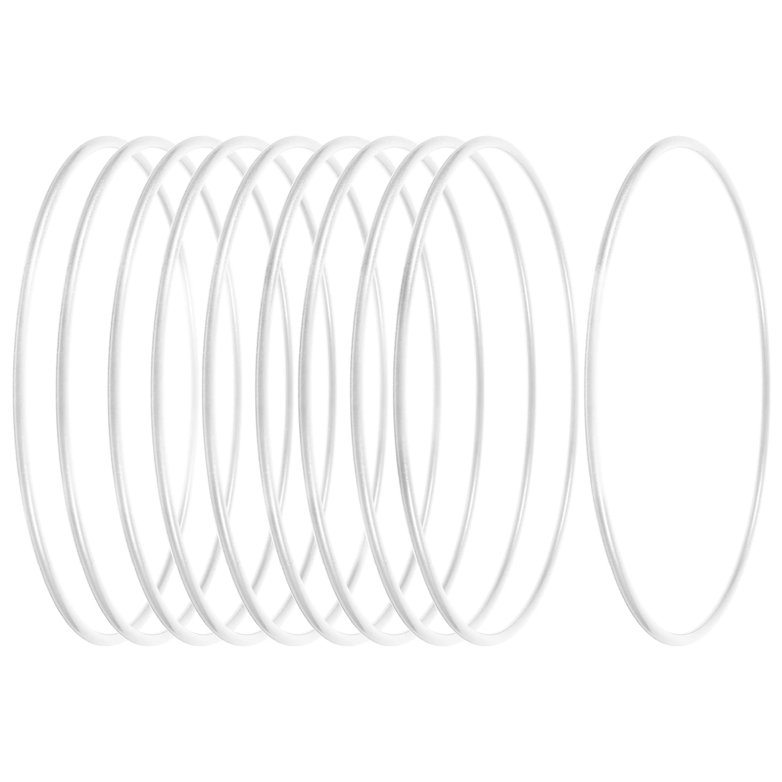 

10Pcs Iron Rings for Dream Catcher DIY Wreath Rings Durable Metal Ring Frames for Wall Hanging Macrame Craft Iron Hoops