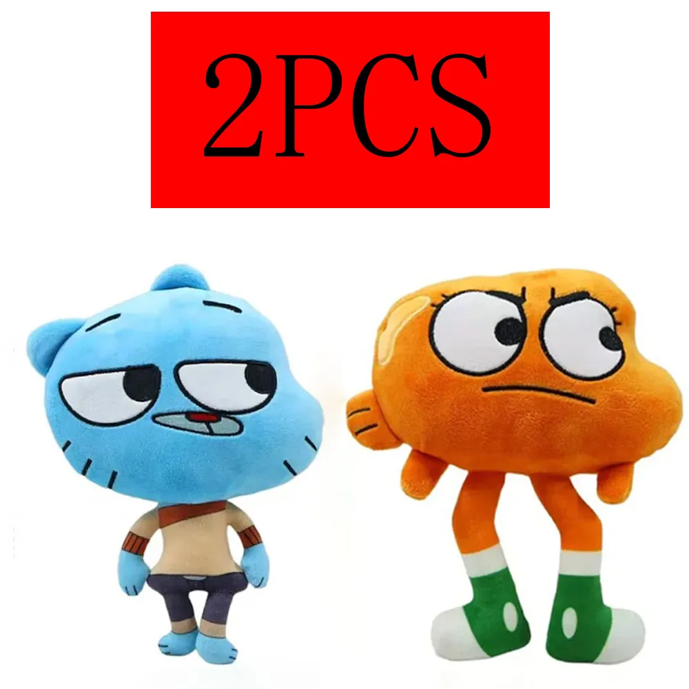 Jouets en peluche The Amazing World of Gumball, poupée en peluche The Amazing World of Gumball, Darwin AnaisRichard