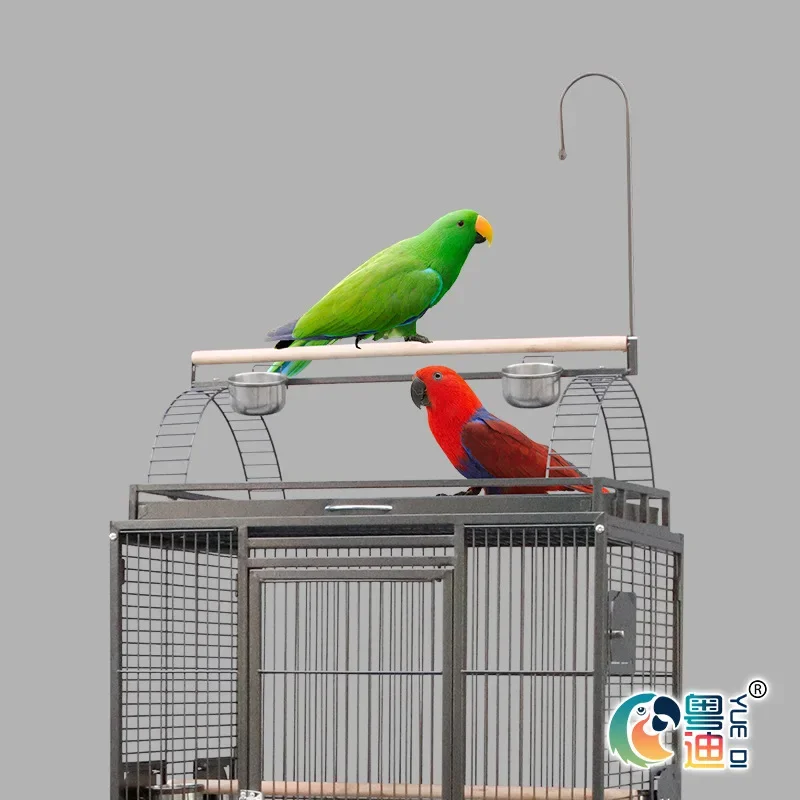 Bird Villa Large Deluxe Metal Breeding Cage Baked Iron Eclectic Sunflower Grey Parrot Cage