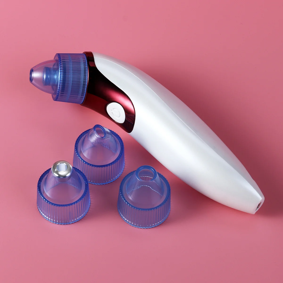 Elektryczny oczyszczacz porów twarzy, urządzenie do usuwania zaskórników, ssące, ładowalne urządzenie do peelingu skóry, redukujące zmarszczki, wygładzające skórę.