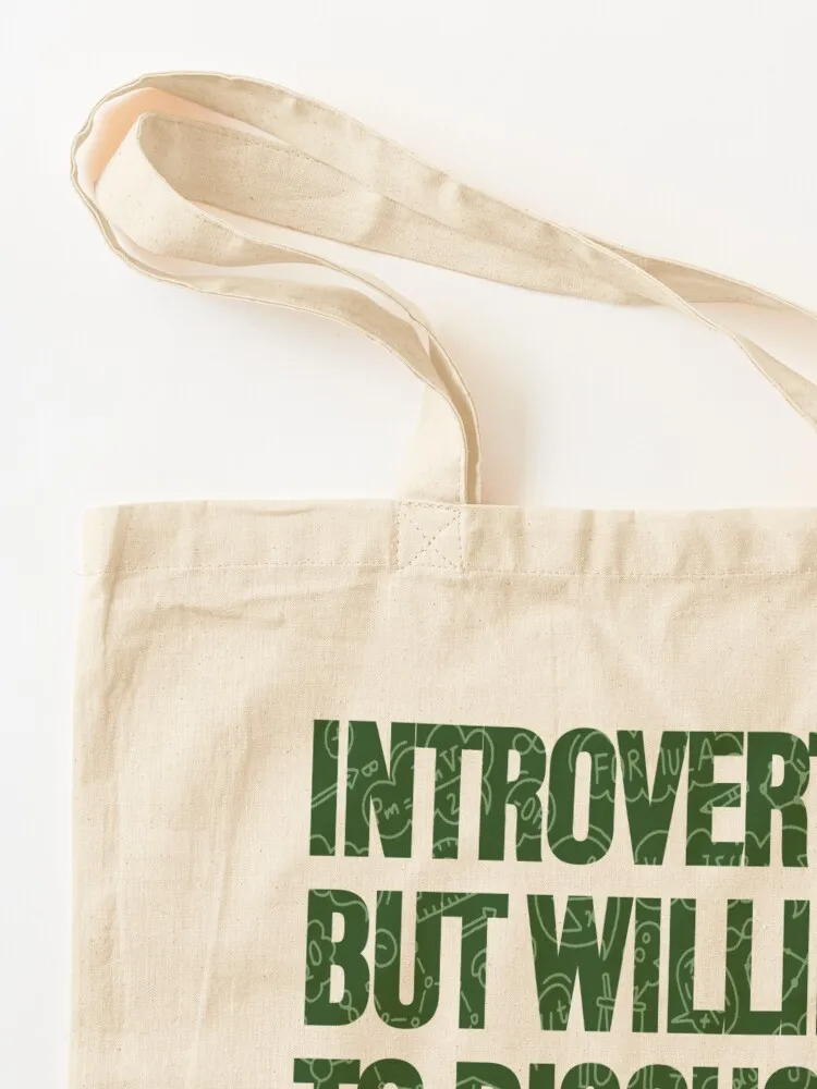 Willing to Discuss Geology: Geology Students Tote Bag Canvas stote bag woman shopping bag shopper women Canvas