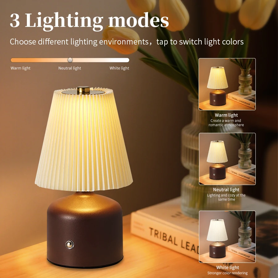 ベッドサイドランプ 寝室用 小型ナイトライト ホームステイ雰囲気ライト LEDライト 調節可能な明るさ 環境装飾