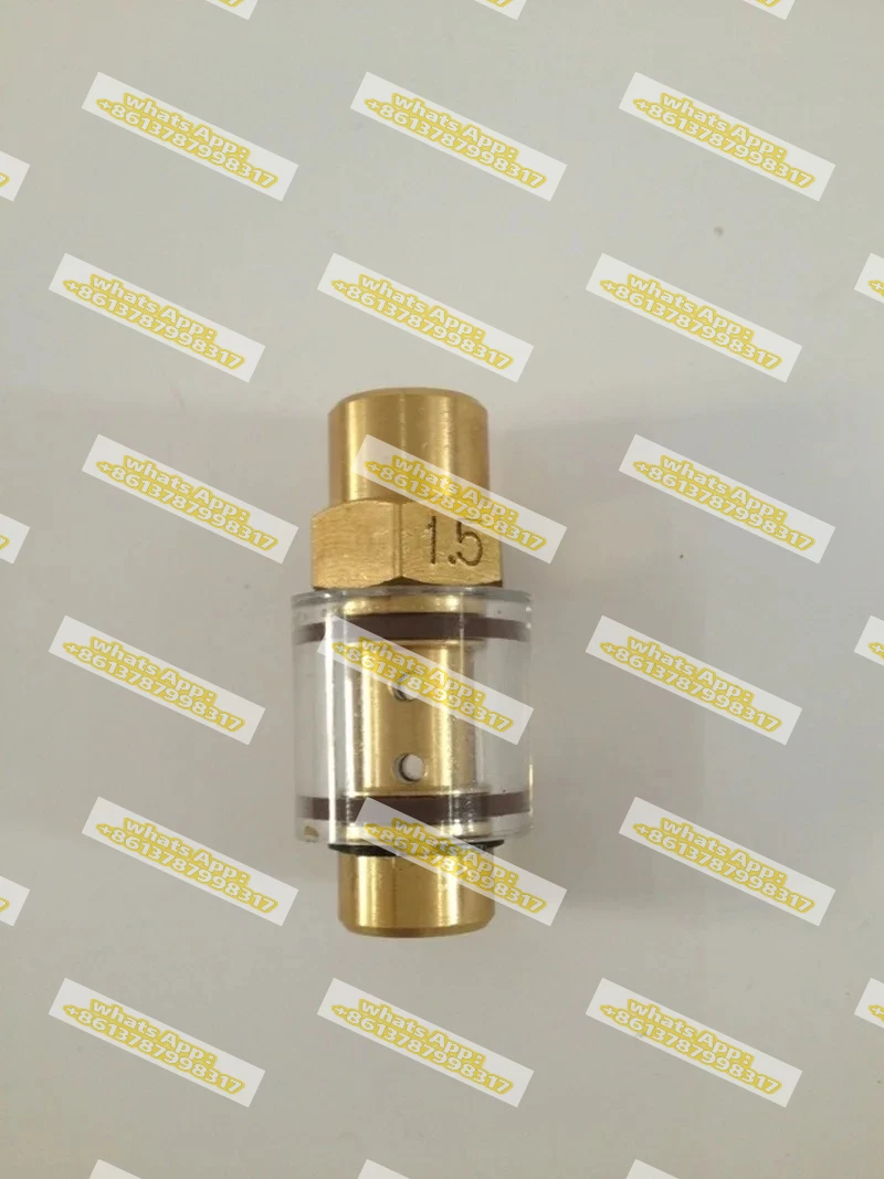 Screw air compressor accessories all copper transparent visible oil return one-way valve oil return sight glass