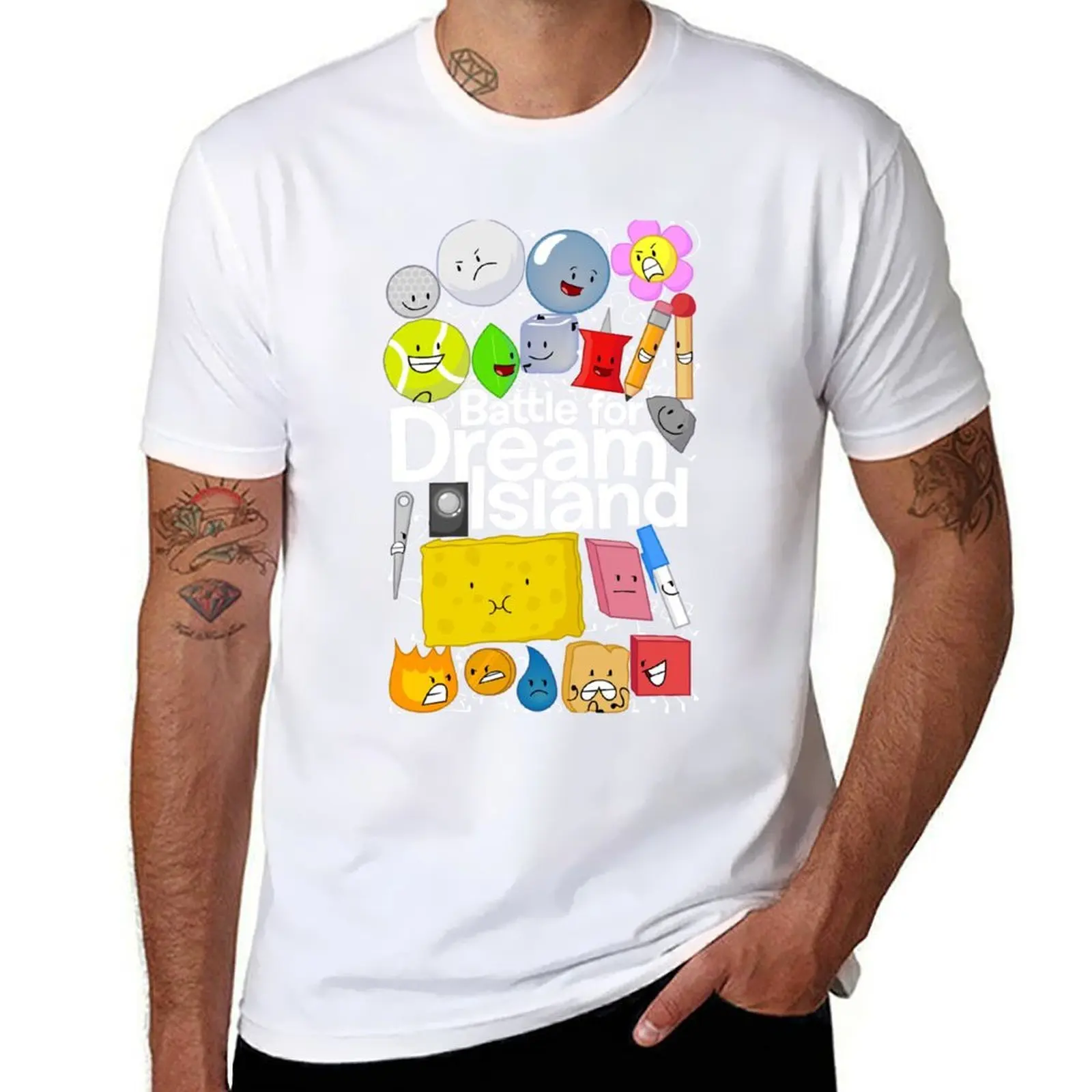 

BFDI Poster Black Relaxed Fit T-Shirt t shirts for man graphic funny man t shirt luxury T-Shirt