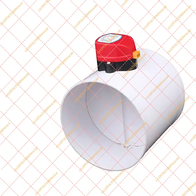 PVC Damper  Air Valve AC220V DC12V 24V Motorized Check Valve for 3/4/5/6/8inch Pipe 80/100/125/150/200mm