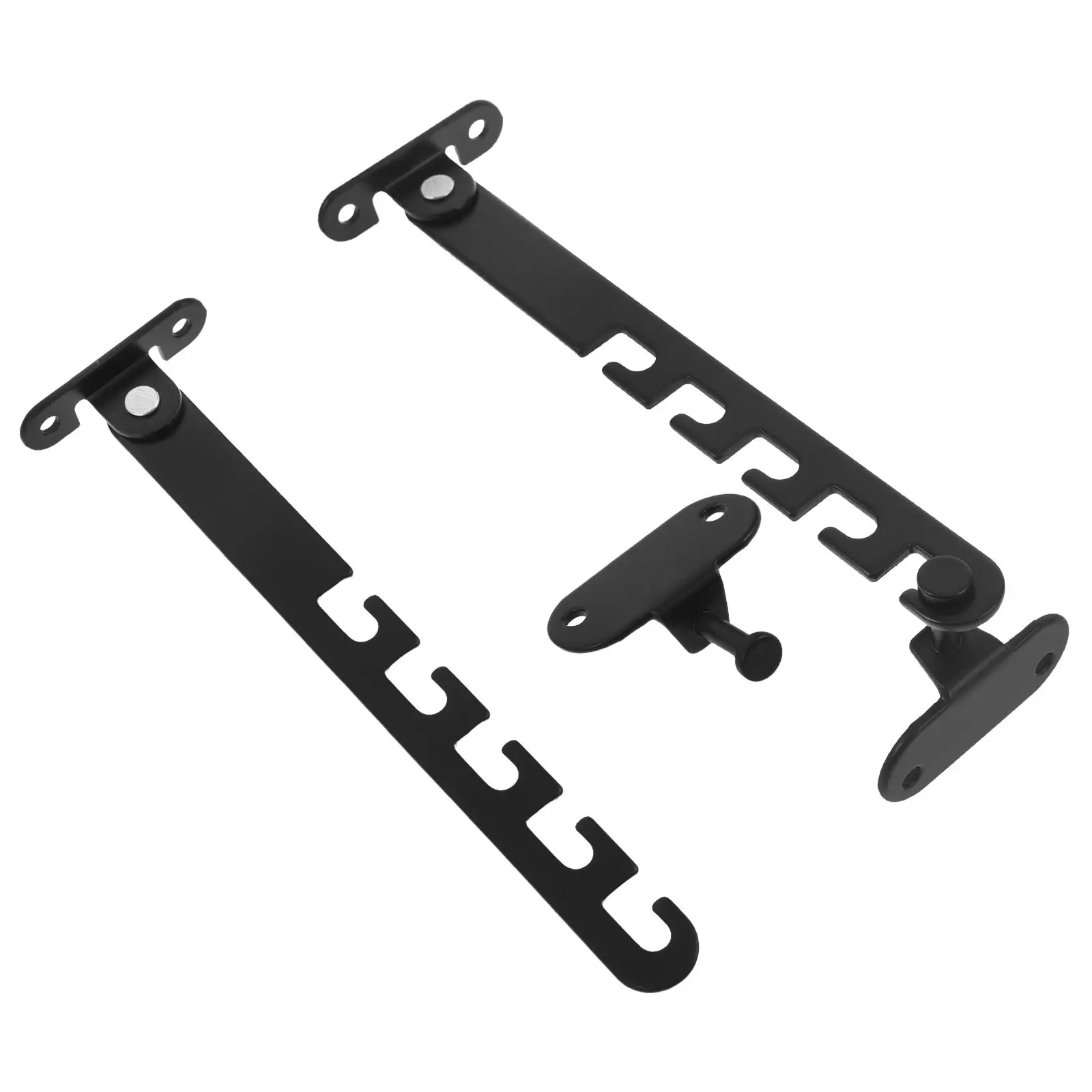 2Pcs Adjustable Window Sash Lock 5-Level Sliding Glass Window Limiter for PVC Aluminum Windows Child Safety Fall Prevention