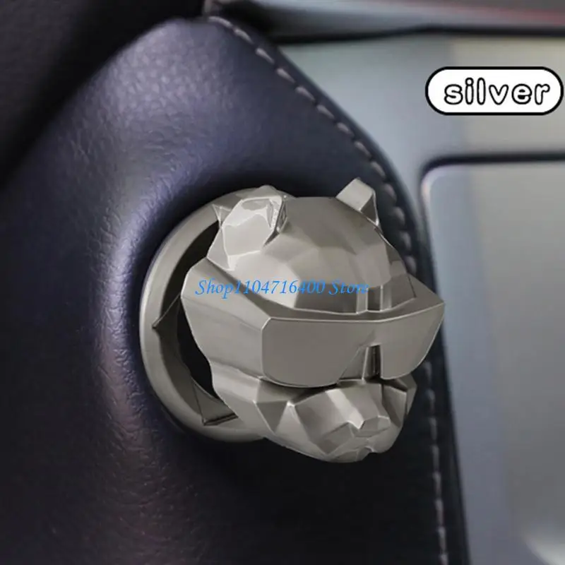 y1gd Dog Engine Ignition Start Stop Push Button Switch Button Cover Trim