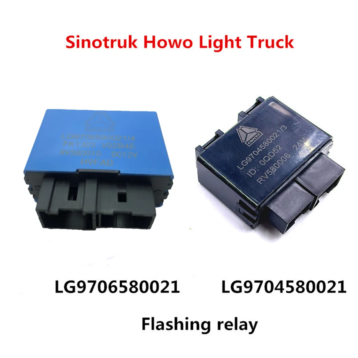 Flashing relay LG9704580021 LG9706580021 for Sinotruk Howo light truck wiper controller three-in-one relay flasher original part