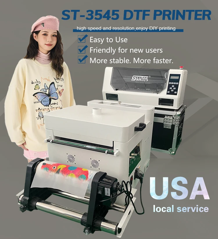 

Video Technical Support 720/1080/1440 Dpi High Resolution Digital Printing A3 Dtf T-shirt Printer Mouse Pad Printing Machinery
