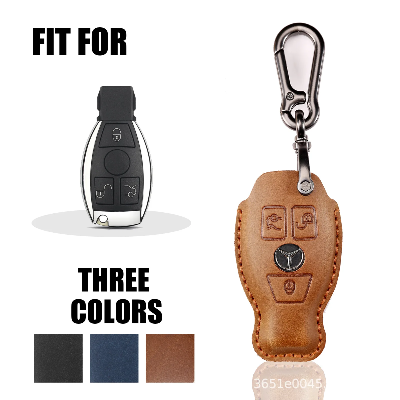 עור מכונית כיסוי מקשים מרחוק מעטפת עבור mceda benz a c s G בכיתה glk cla glk w204 463 176 251 אביזרים 205