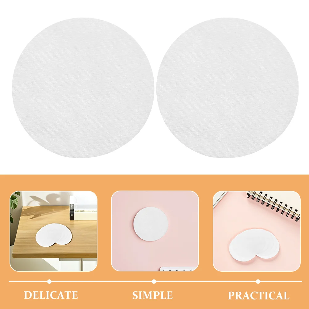 100Pcs Soft Non Woven Makeup Remover Pads Round Face Cleansing Pads for Makeup Removal Facial Care Travel Essential
