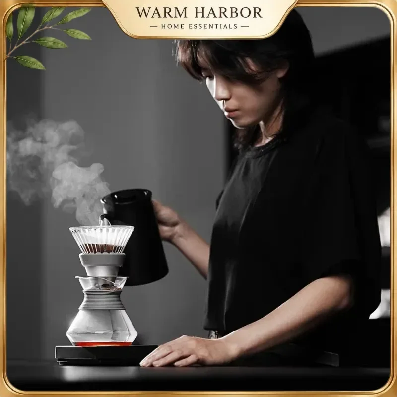Mhw-3bomber Aroma Coffee Server Enhanced Aroma Glass Carafe Pour Over Drip Coffee Pot Barista Home Brewing Accessories Gift - view 3