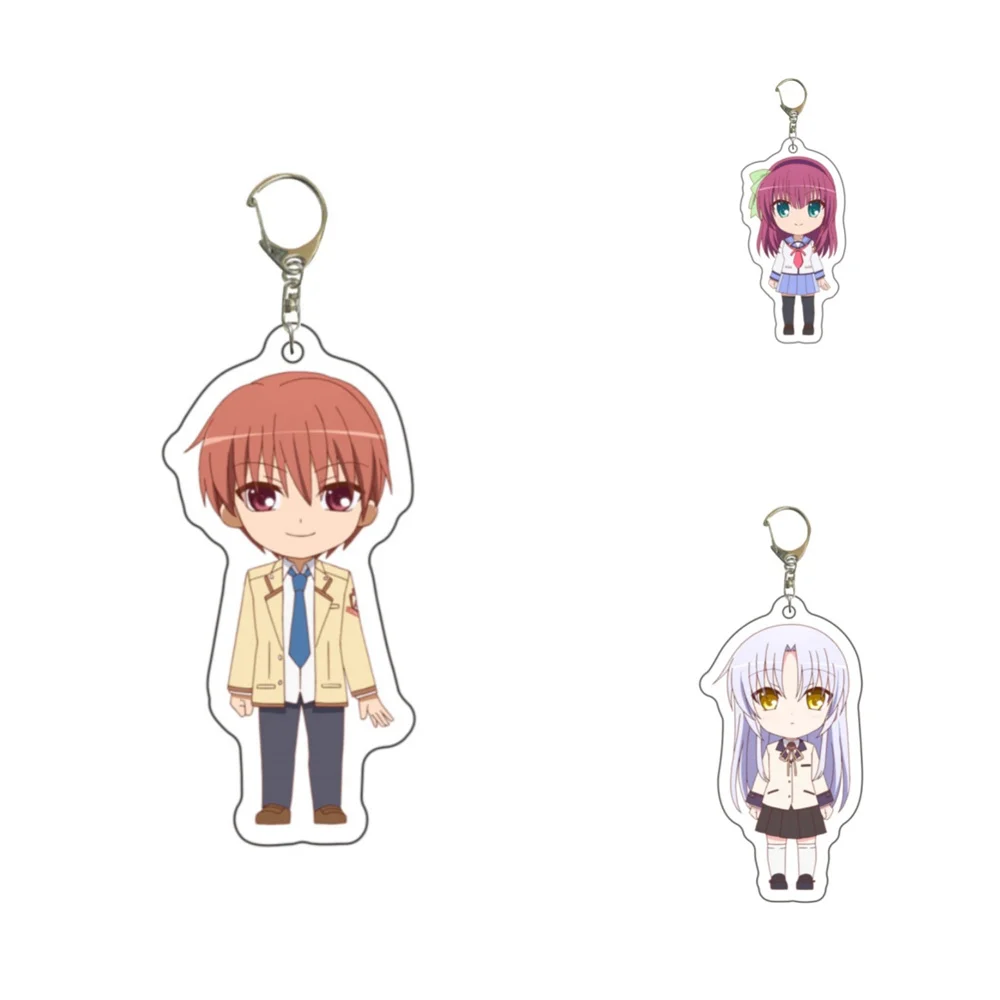 6CM Japan Anime Clannad family Acrylic Keychain Model Cosplay Charm Characters Ornament Accessories Goods Collection gifts