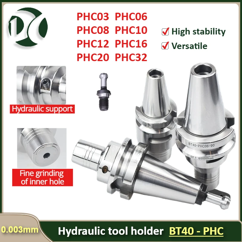 

Hydraulic tool holder BT40 PHC03 PHC06 PHC08 PHC10 PHC12 PHC16 PHC20 PHC32 collet chuck CNC lathe tools