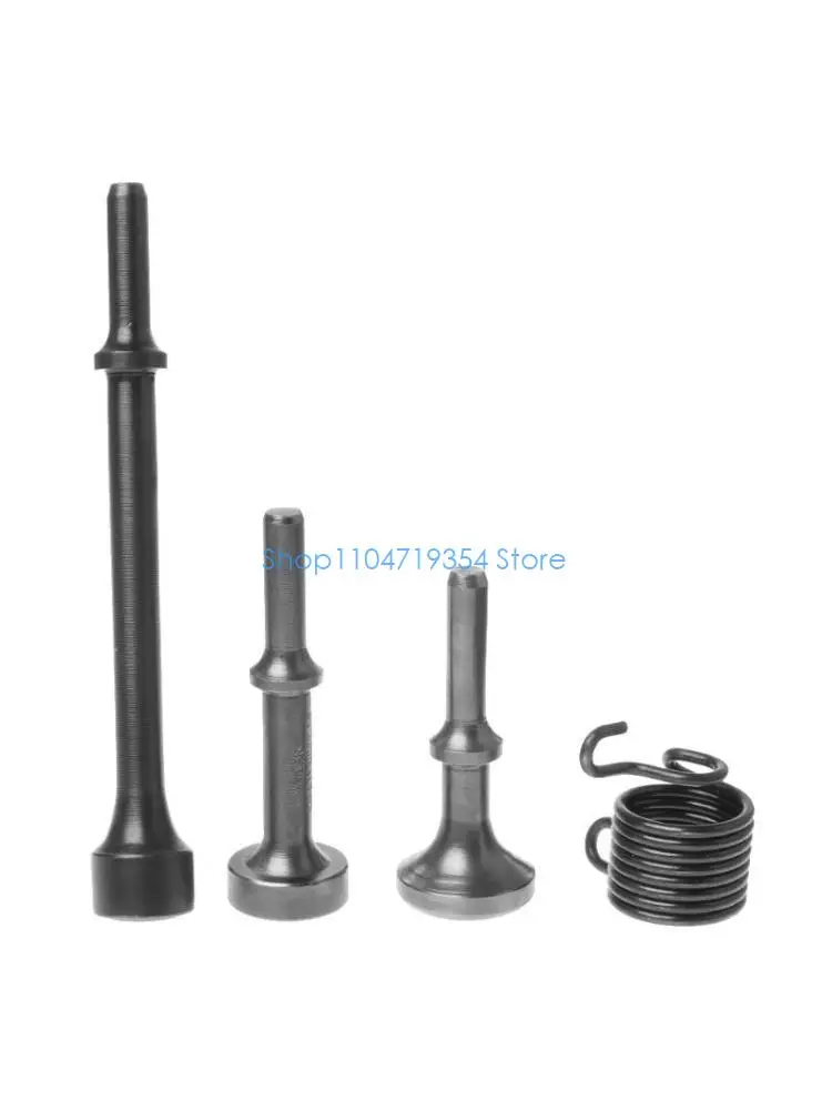 0XLD 3PCS Smoothing Pneumatic Air Hammer BitS Long Bit Tool &1* Spring Tire Repair