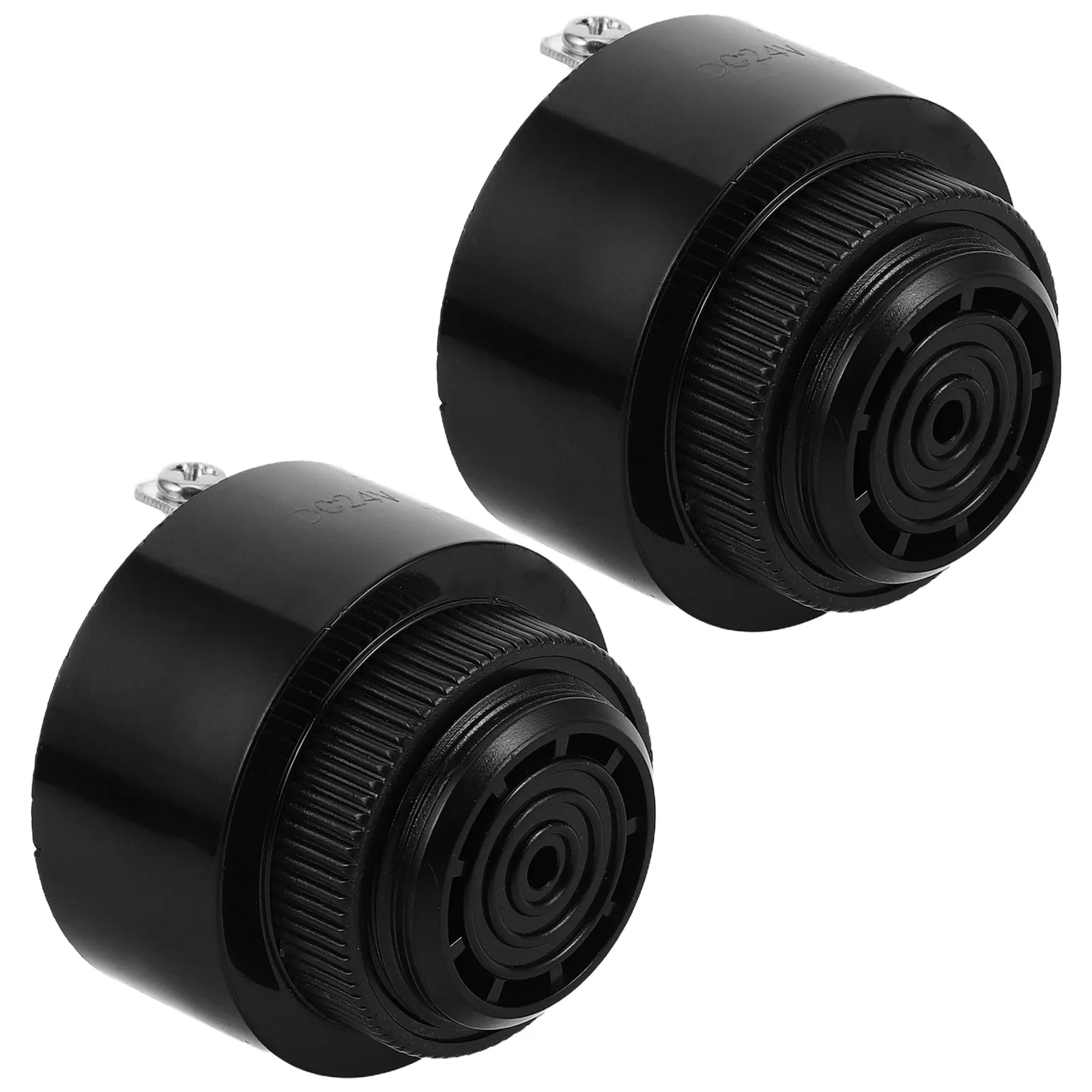 2 pièces, alarme électronique à buzzer, son continu, piézoélectrique, DC 12V 24V, borne à vis, mini buzzer pour panneau de commande de machines