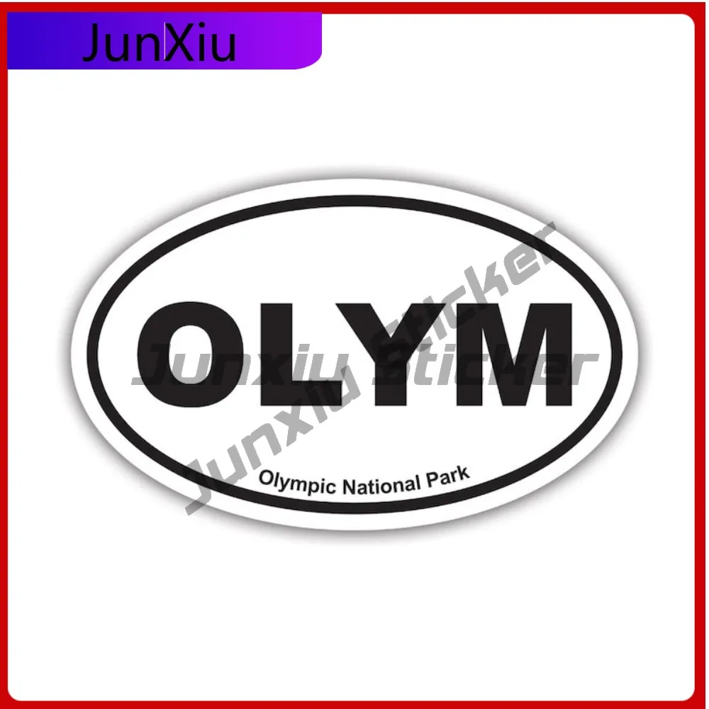 

Olympic National Park Olym Oval Sticker Uv Protected Decals Uv Protected Explore Travel Anime Style SUV Use Waterproof Vinyl