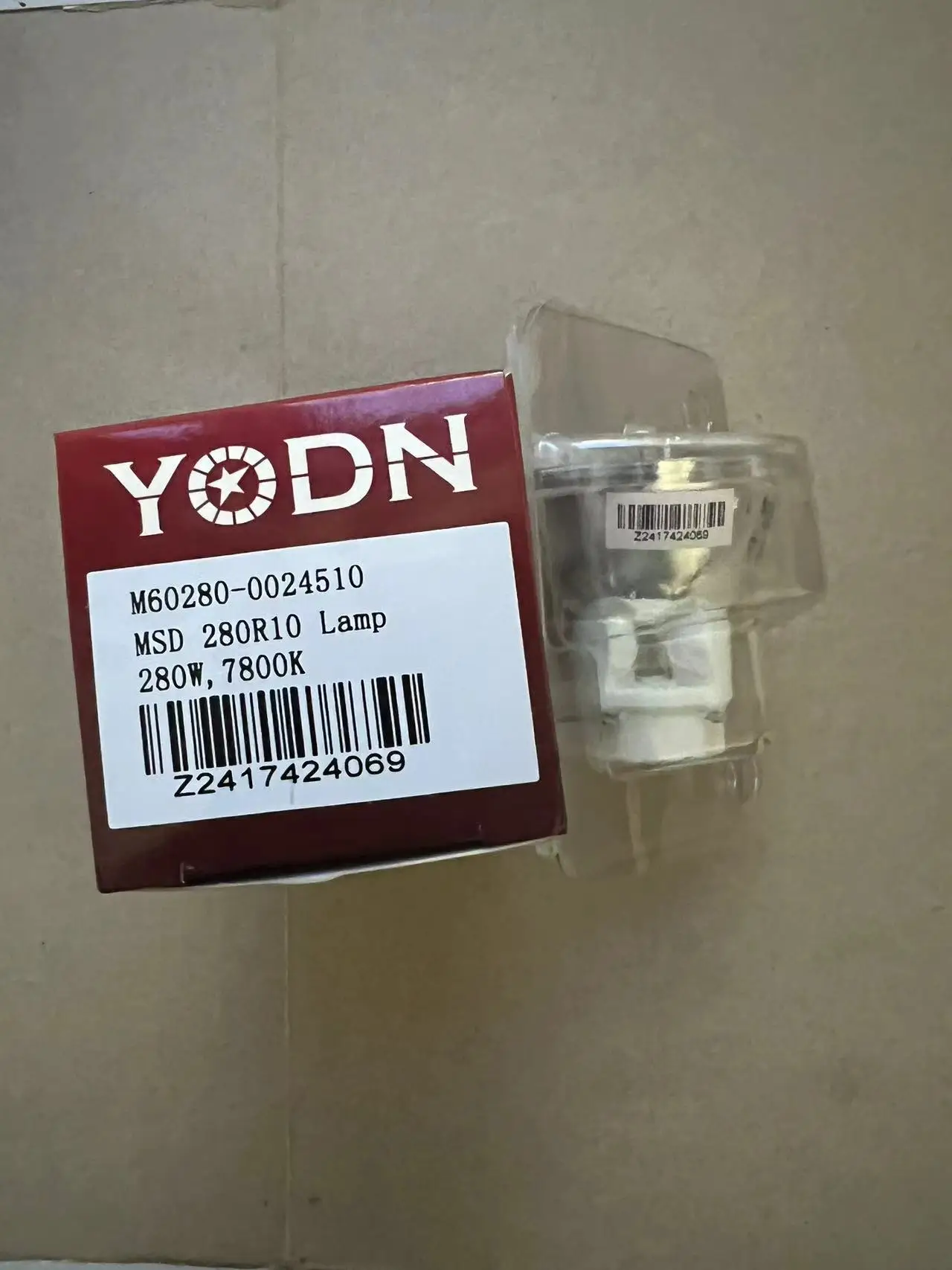 

Replacement Original YODN MSD 280R10 MSD280R10 Lamp Unit For SIRIUS HRI 280W 7800k MSD 10R Beam Lamp