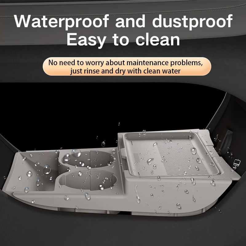 2024 2025 Geely Atlas Pro 실리콘 센터 콘솔 보관함 아래 중앙 제어 주최자 매트 자동차 인테리어