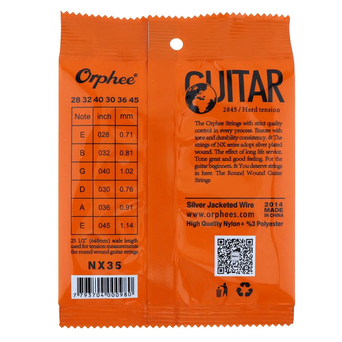 A3#(Upgraded) 813F  6pcs/set Guitar Strings Conventional Classical Guitar String Series E/B/G/D/A/E Use High-quality Nylon Wire