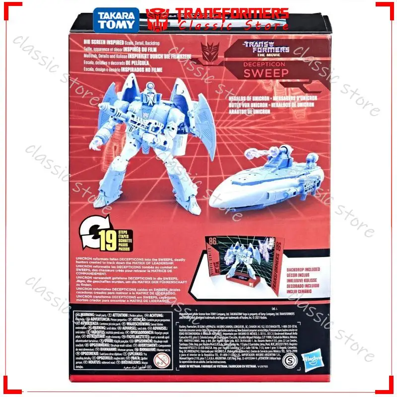 Clássicos Transformadores Brinquedos Studio Series, Classe Voyage, SS-86-10, Sweep Cybertron Autobots Figuras de Ação, Presentes Colecionáveis em Estoque