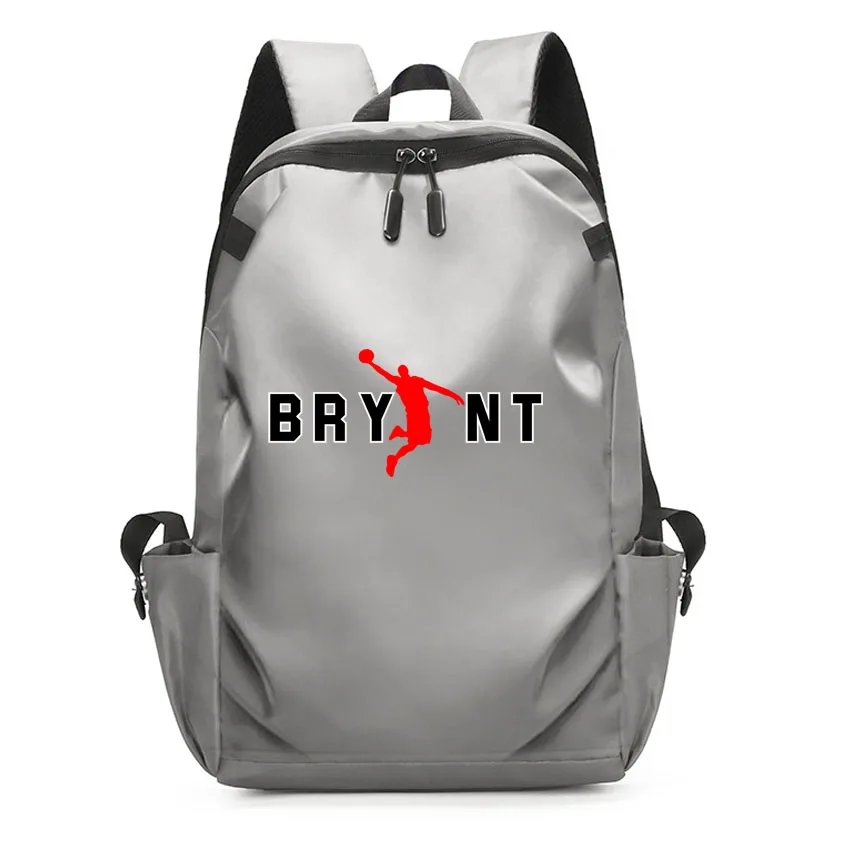 Oxford Wear-resistant Waterproof Laptop Backpack Men Women\'s USB Port Business Rucksack BRY NT Letter 24 Number Pattern Print