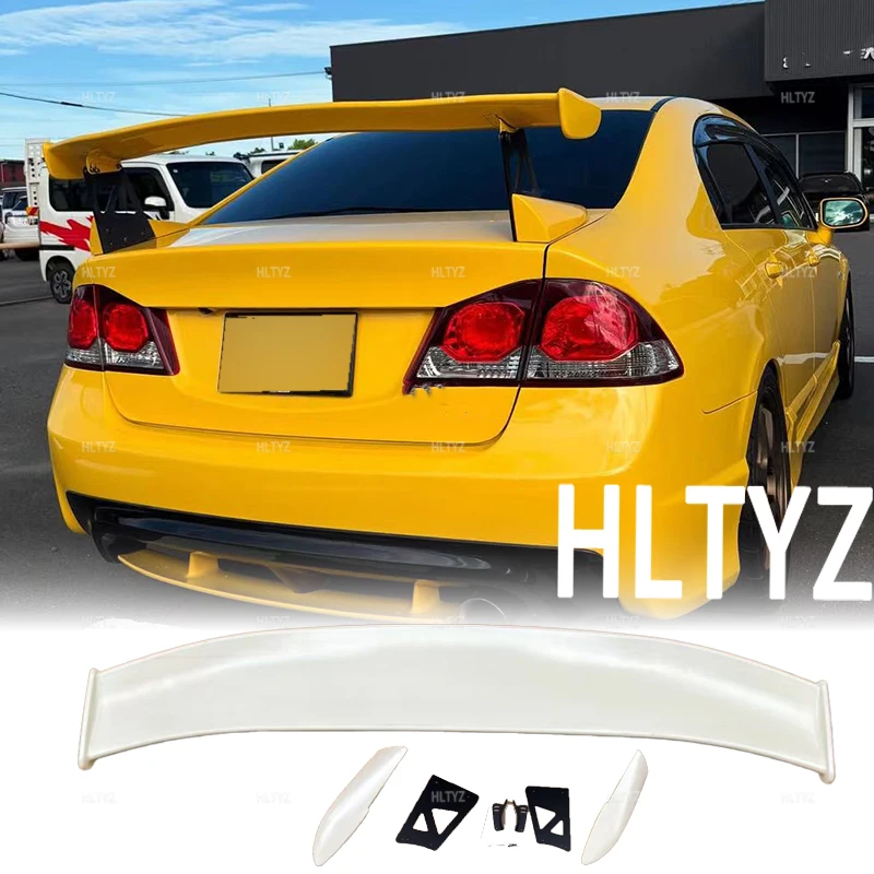 Suitable for 2006-2011 Honda Civic 8th generation Civic FD2 TYPE-R model trunk spoiler body decoration external accessories view 4