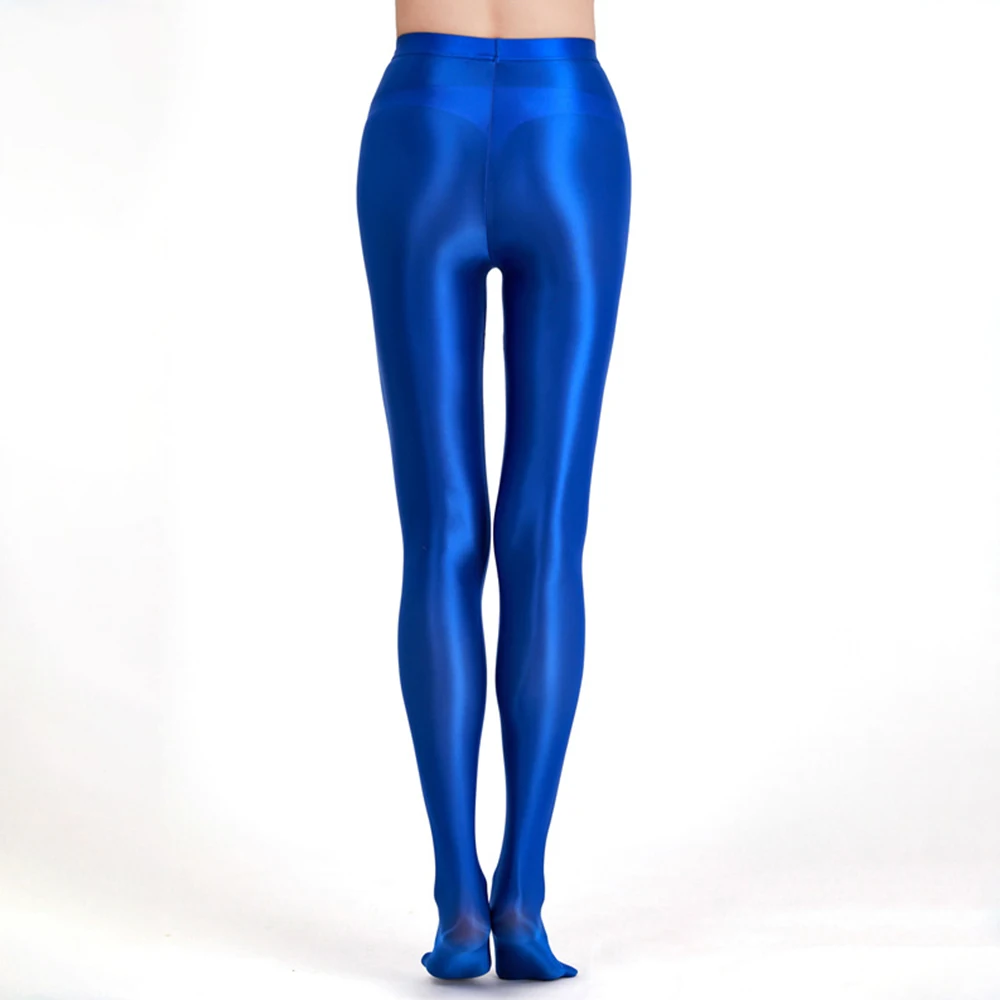 Leggings soyeux brillants huileux pour femmes, collants en satin sans couture, collants taille haute, bas de corps scintillants, collants de sport,