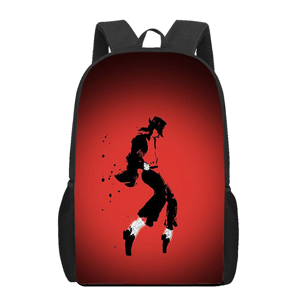 Michael Jackson Kinder Schult aschen 3d gedruckt Bücher tasche Männer 16 Zoll Rucksack für Teen Jungen Kindergarten Bagpack Kinder Mochila