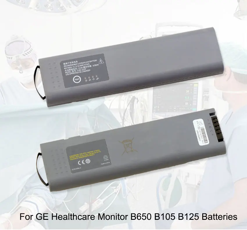 Imagem -03 - Bateria de Substituição Kingsener para ge Healthcare Monitor Flex3s3p B650 B105 B125 122118-35511 U80206ar01 2036984001 67wh