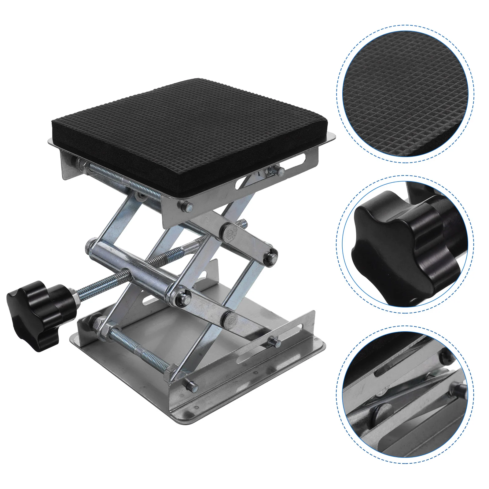 Scissor Platform Adjustable Base Lift Stand Lifting Stainless Steel Laboratory Car Hydraulic Cars