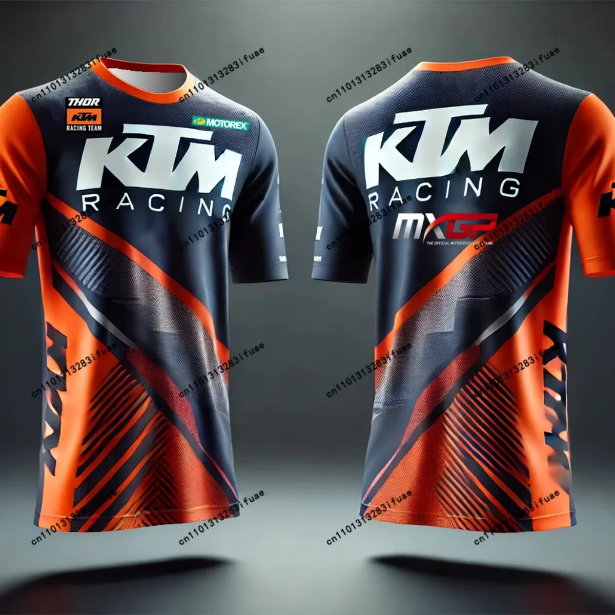 Camiseta Deportiva Casual con Estampado 3D de KTM MXGP MotoGP Super Motocross 2026, para Hombre y Mujer, para Motociclismo, Manga Corta