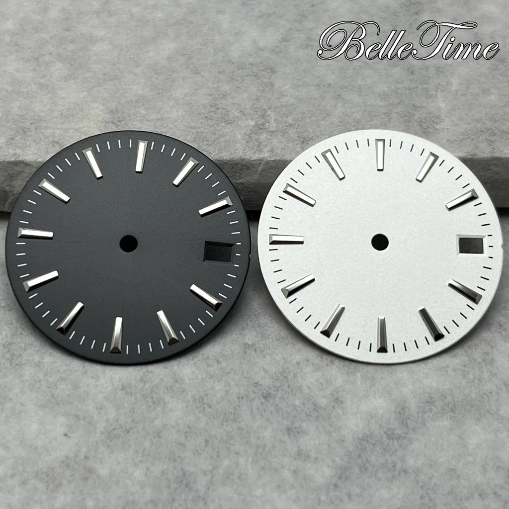 28.5 مللي متر ساعة الطلب تعديل الساعات اكسسوارات ساعة الطلب المشارب أمة الله ساعة بسيطة الوجه لحركة NH35/36/4R/7S