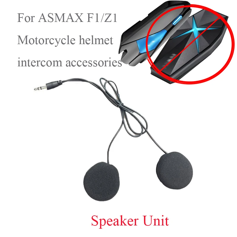 Do uniwersalnego głośnika ASMAX F1/Z1 40MM zestaw słuchawkowy akcesoria do domofonu w kasku motocyklowym